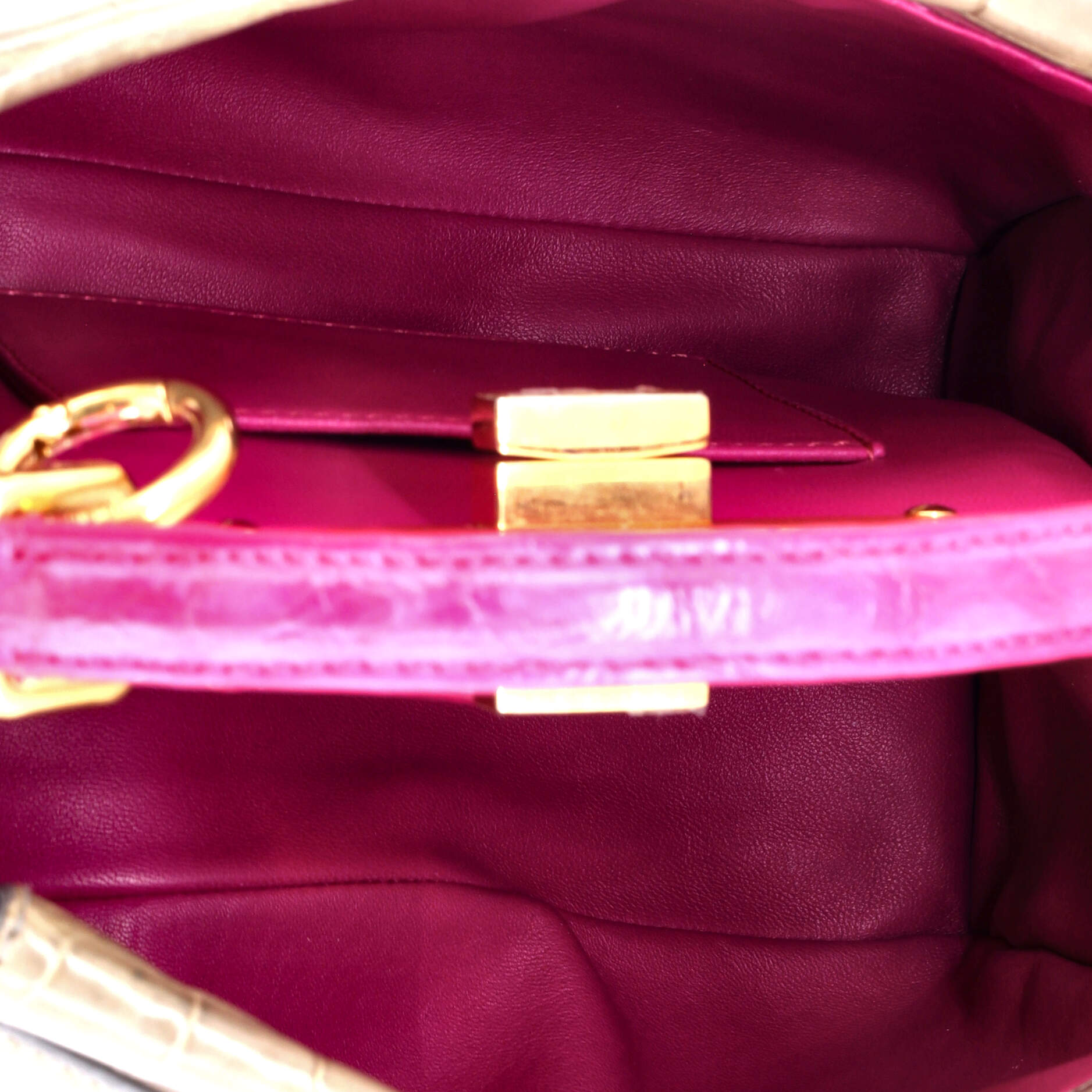 Peekaboo Bag Crocodile Mini
