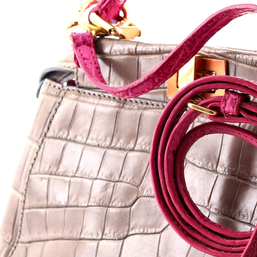 Peekaboo Bag Crocodile Mini