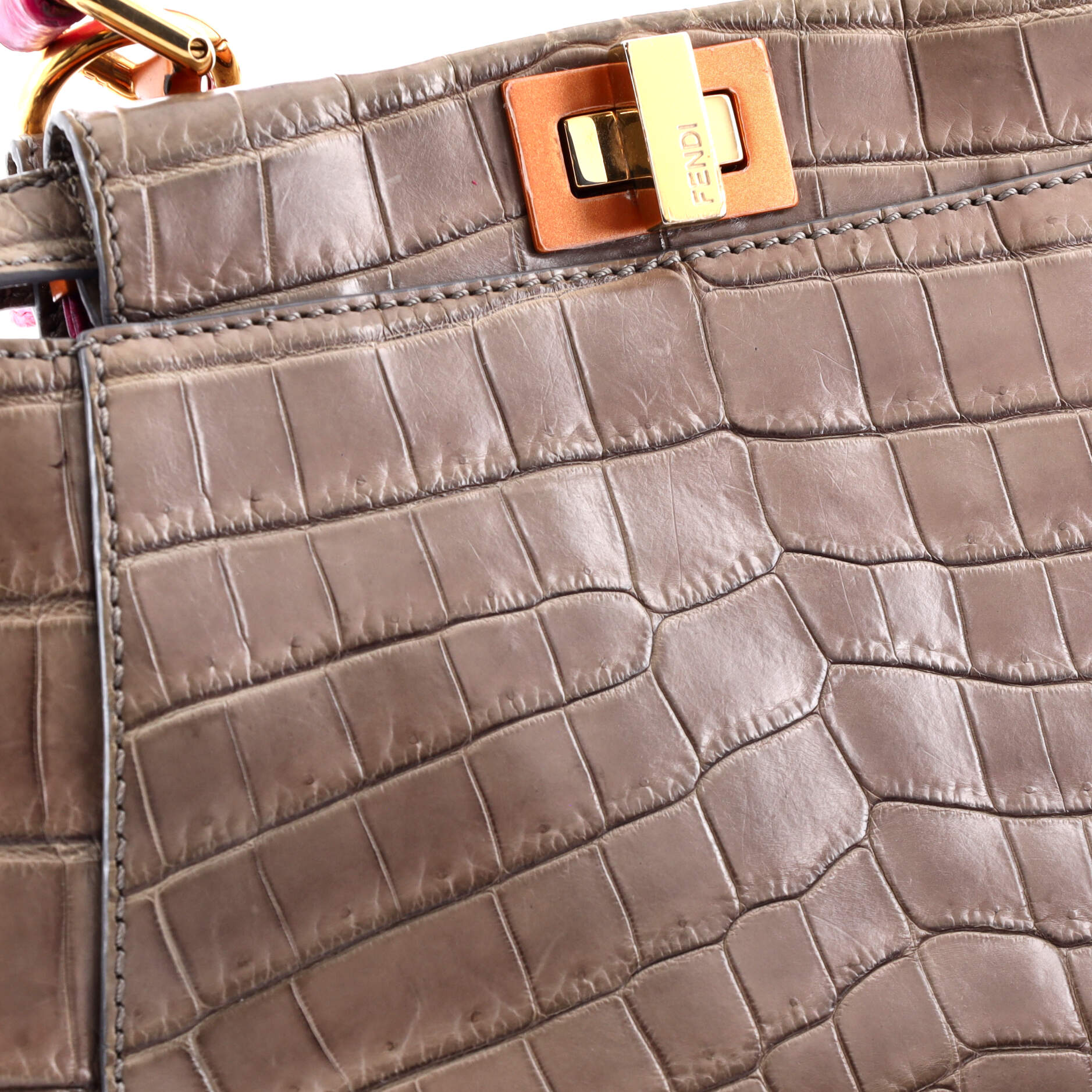 Peekaboo Bag Crocodile Mini