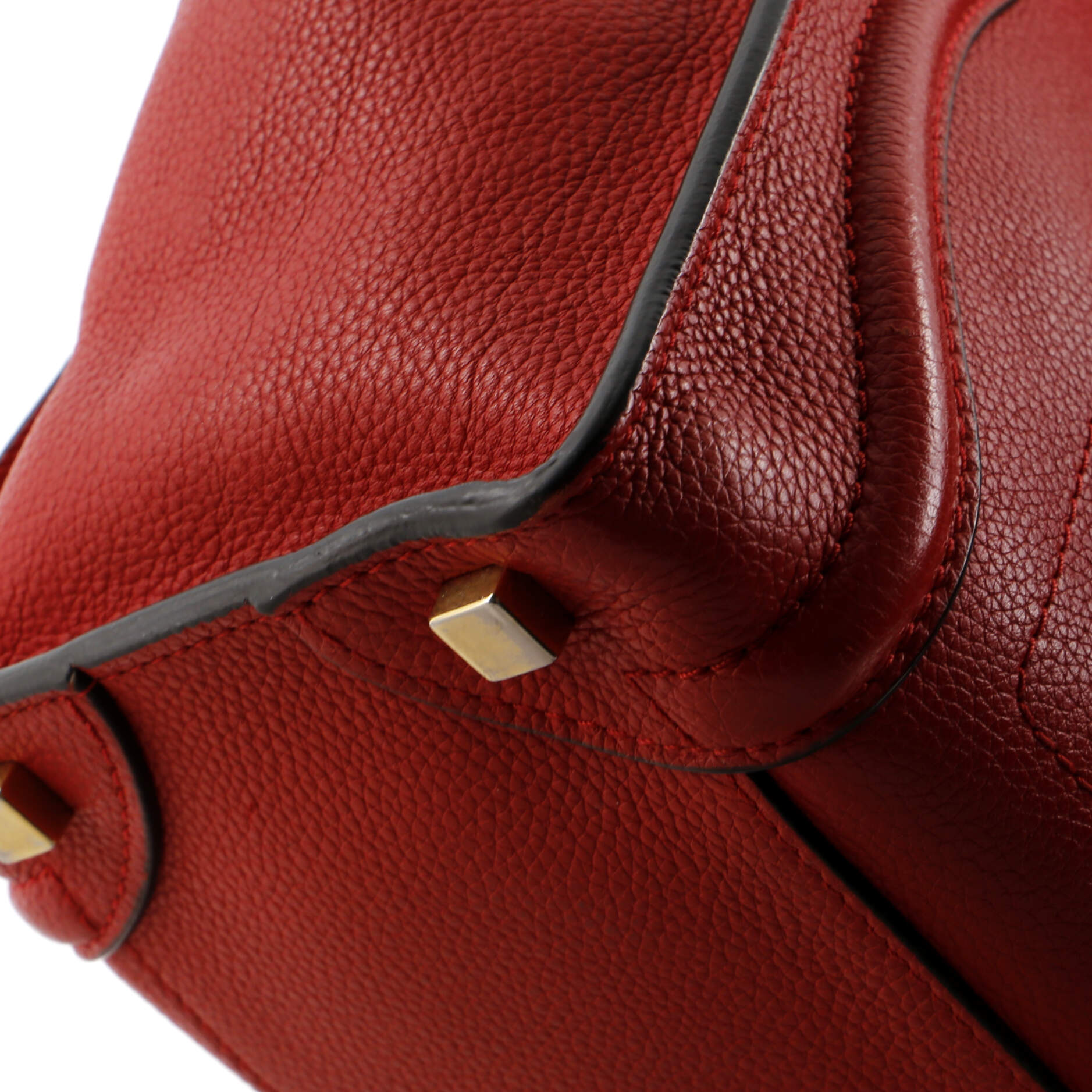 Luggage Bag Grainy Leather Micro