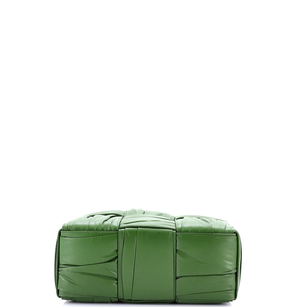Arco Tote Maxi Intrecciato Plisse Leather Small