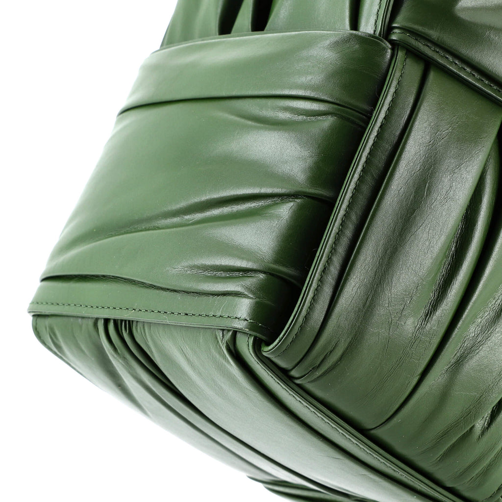 Arco Tote Maxi Intrecciato Plisse Leather Small