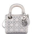 Lady Dior Bag Crystal Embellished Cannage Quilt Satin Mini
