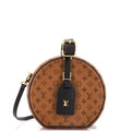 Petite Boite Chapeau Bag Reverse Monogram Canvas