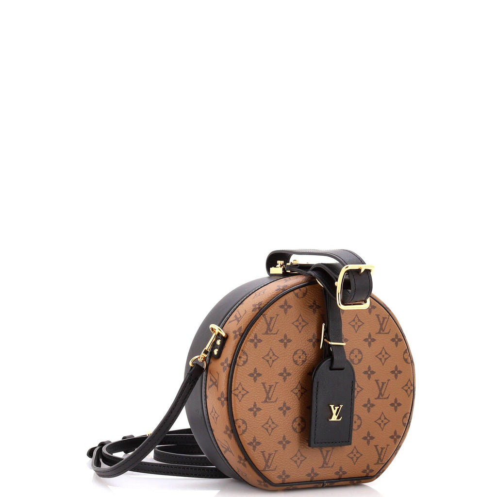 Petite Boite Chapeau Bag Reverse Monogram Canvas