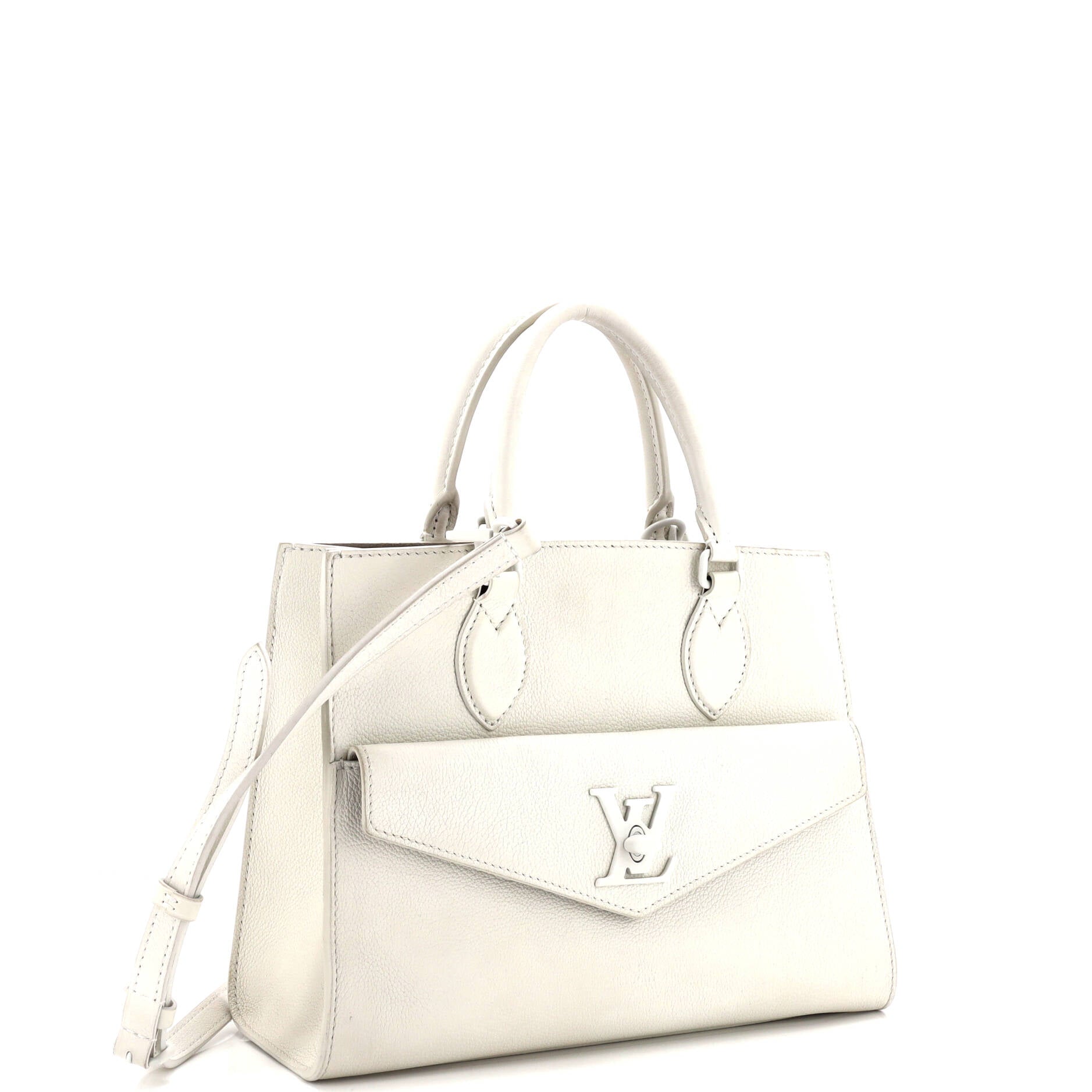 Lockme Monochrome Tote Leather PM