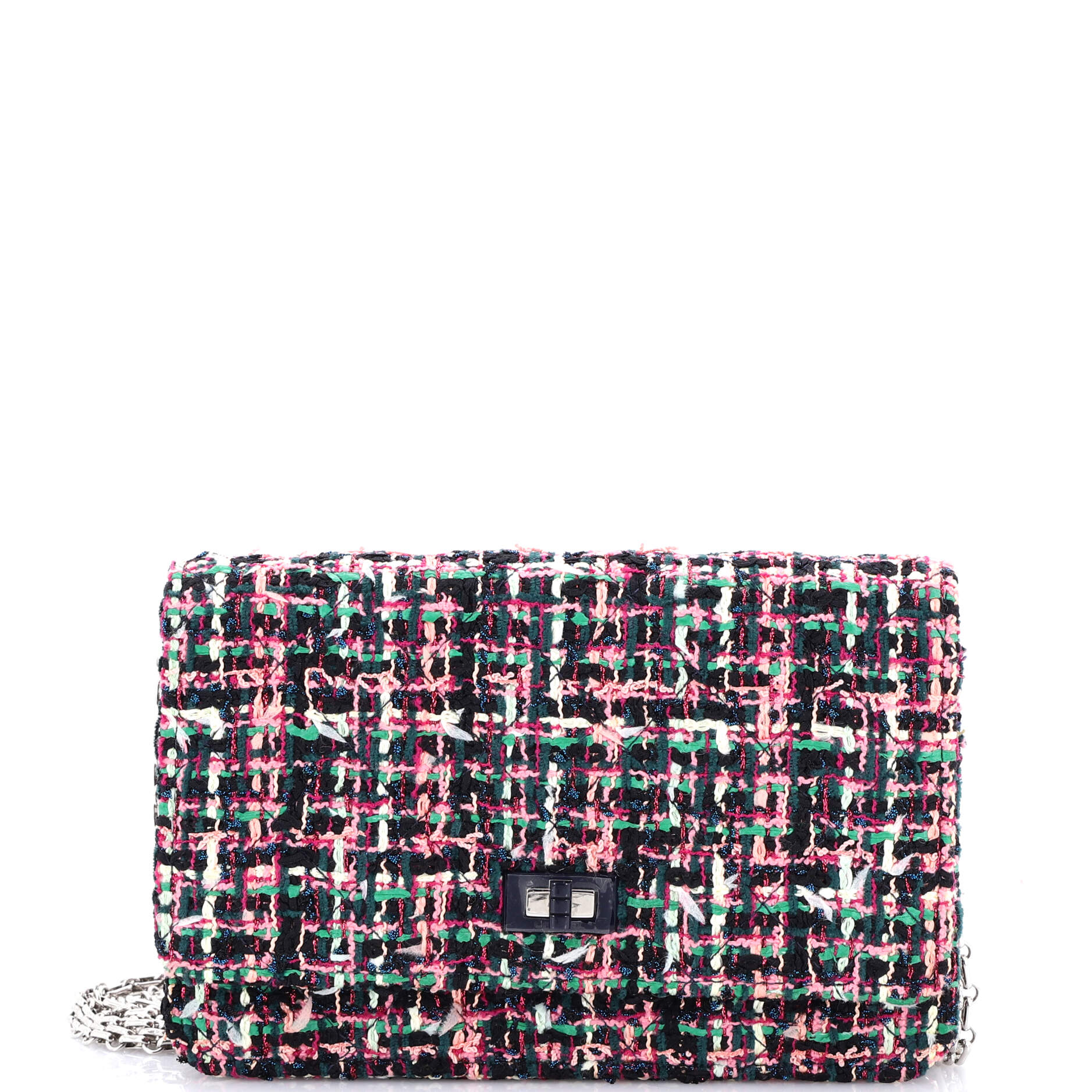 Reissue 2.55 Wallet on Chain Quilted Tweed