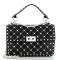 Rockstud Spike Flap Bag Quilted Leather Medium