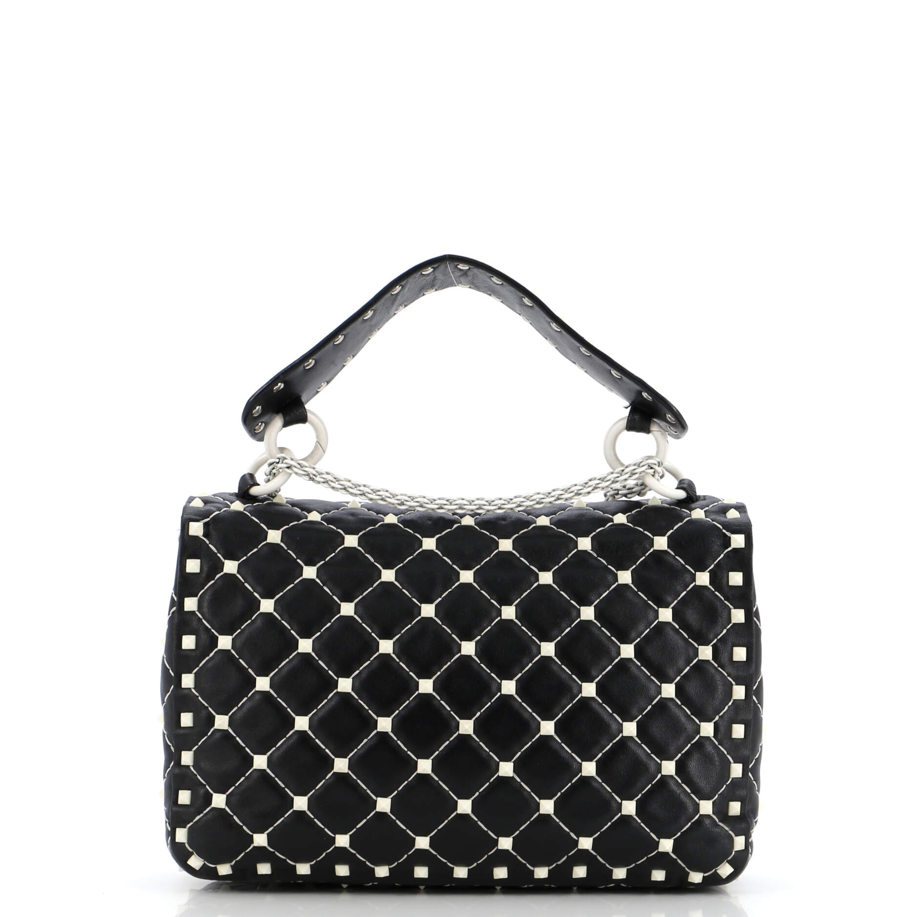 Rockstud Spike Flap Bag Quilted Leather Medium