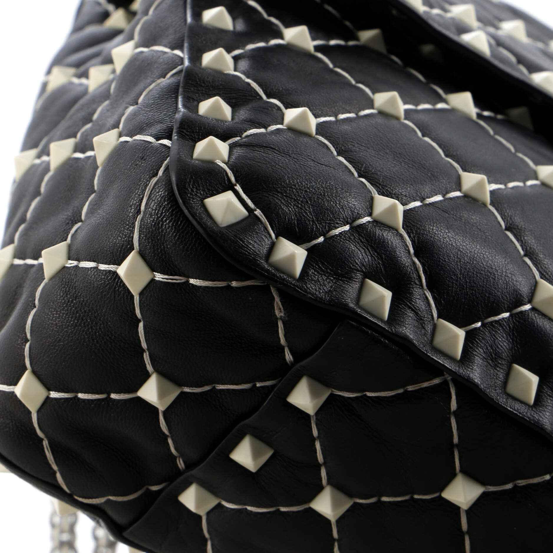 Rockstud Spike Flap Bag Quilted Leather Medium