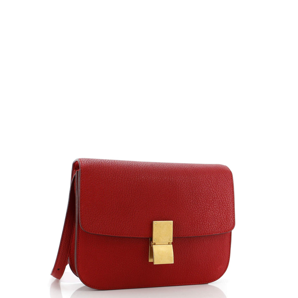 Classic Box Bag Grainy Leather Medium