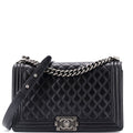 Boy Flap Bag Quilted Calfskin New Medium