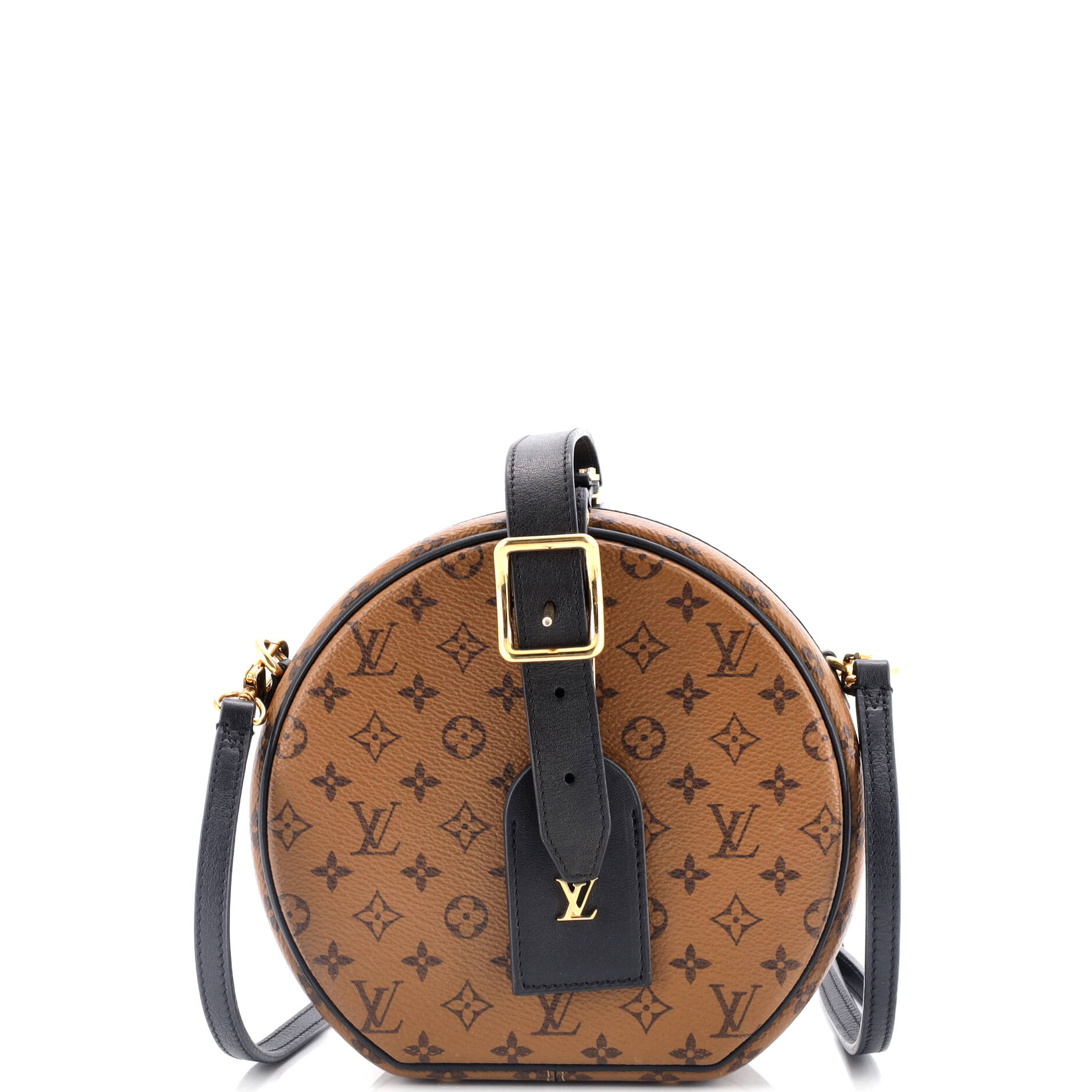 Petite Boite Chapeau Bag Reverse Monogram Canvas