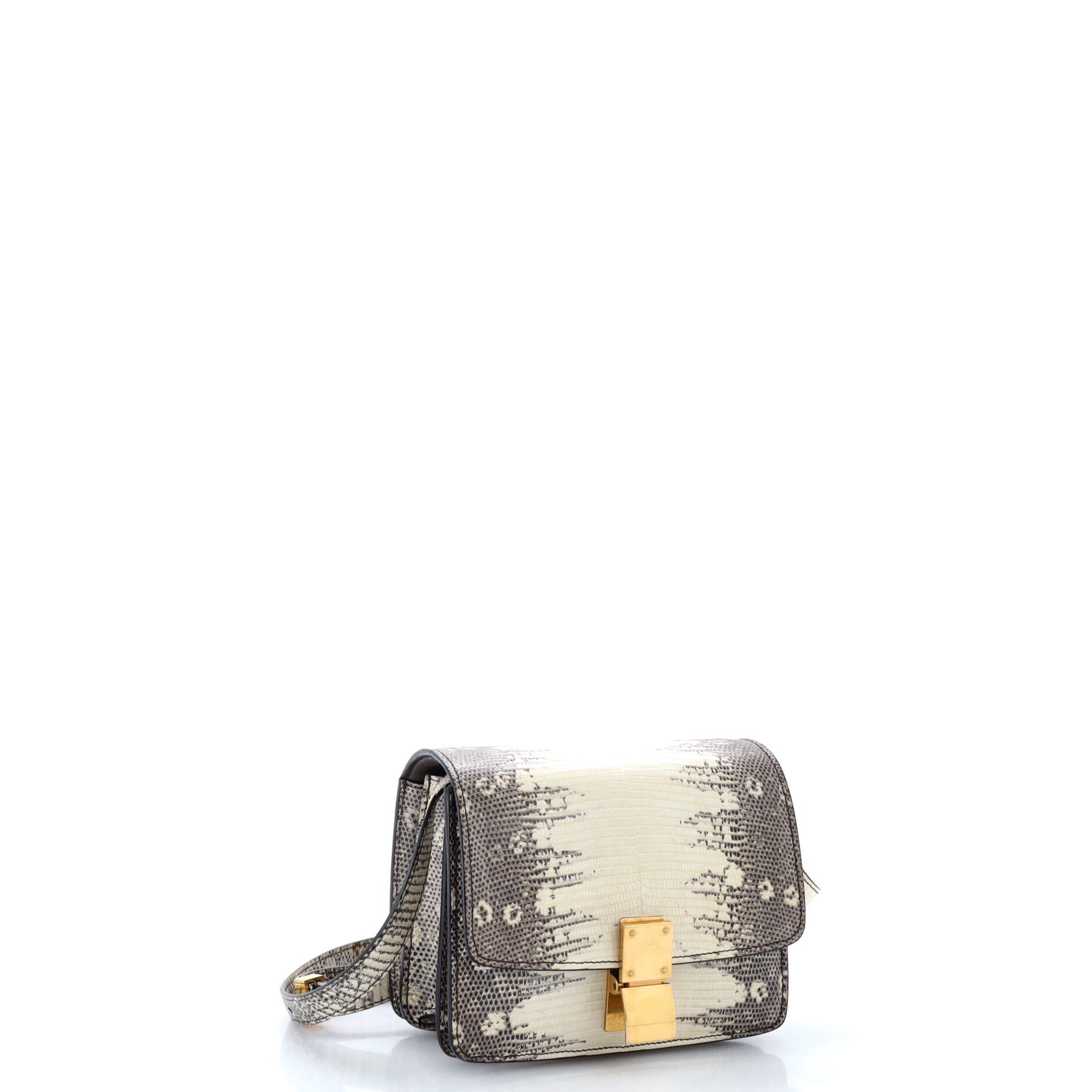 Classic Box Bag Lizard Small