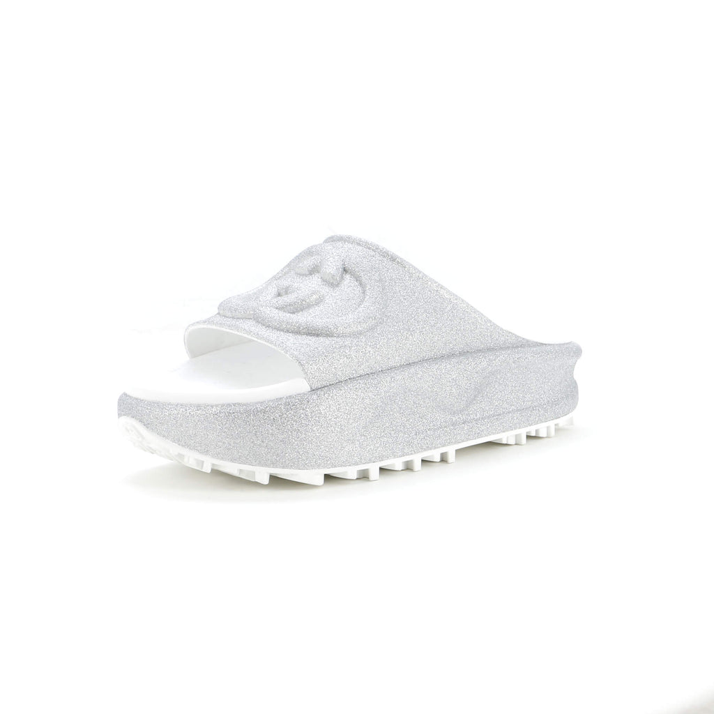 Interlocking G Platform Slide Sandals Rubber