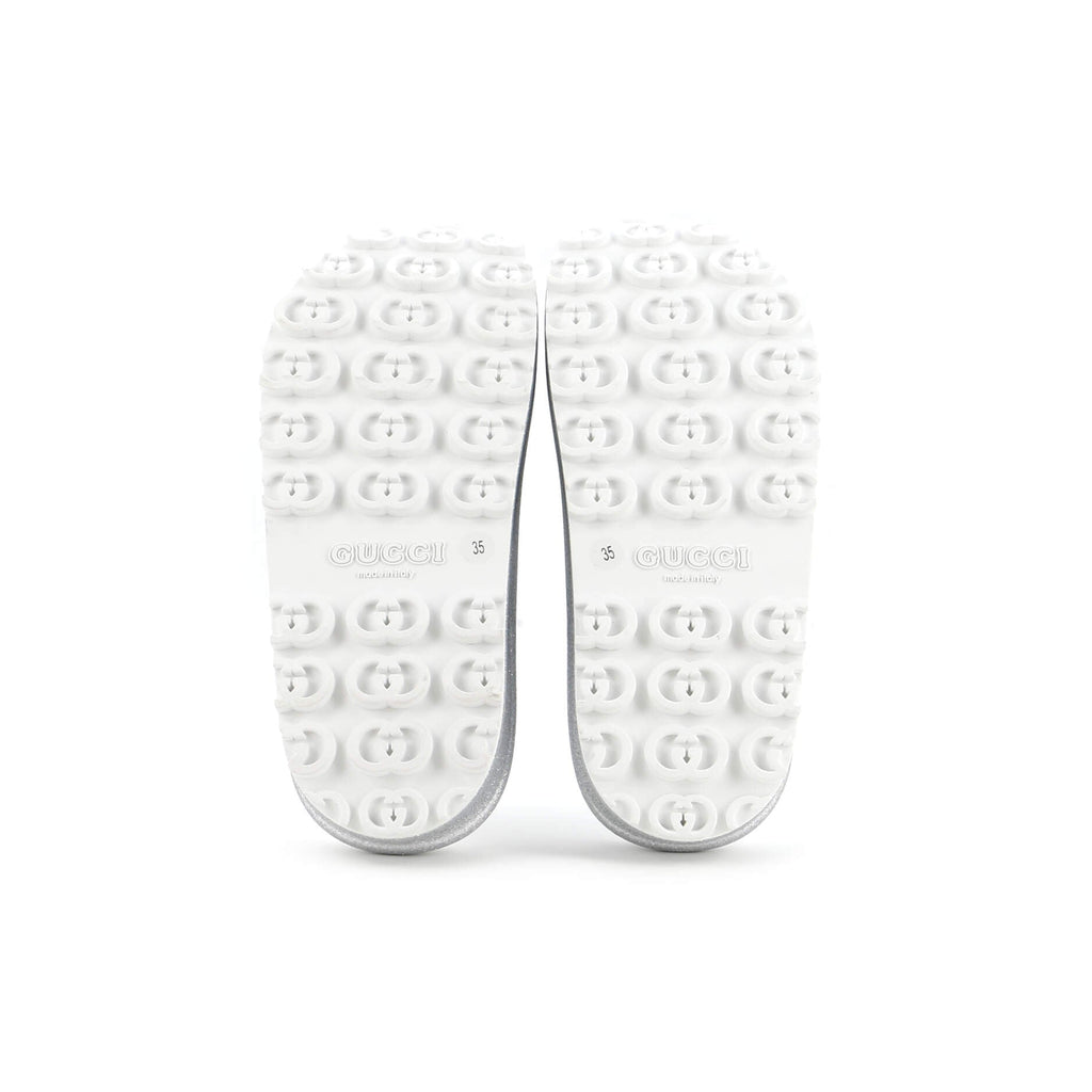 Interlocking G Platform Slide Sandals Rubber