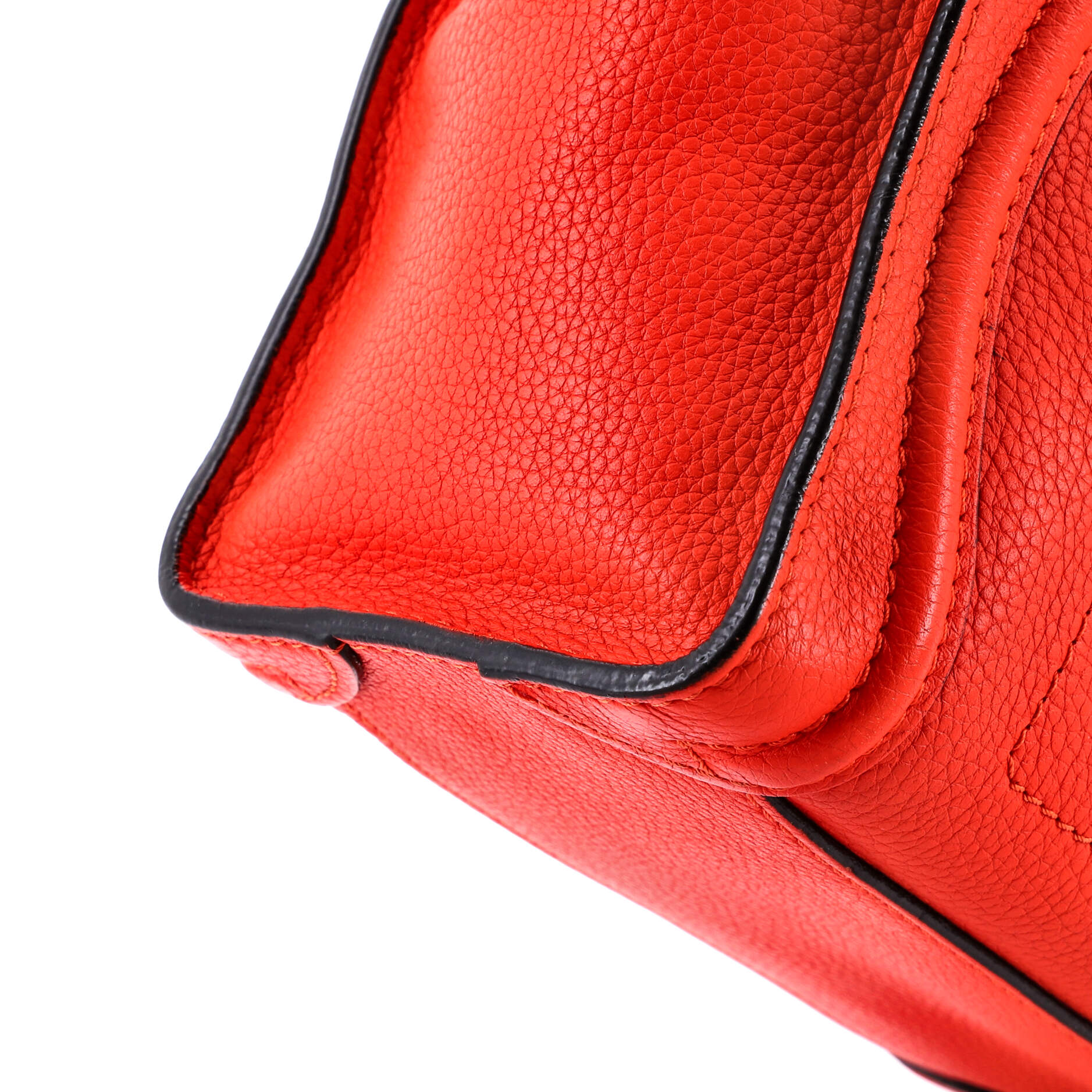 Luggage Bag Grainy Leather Nano
