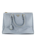 Double Zip Lux Tote Saffiano Leather Large