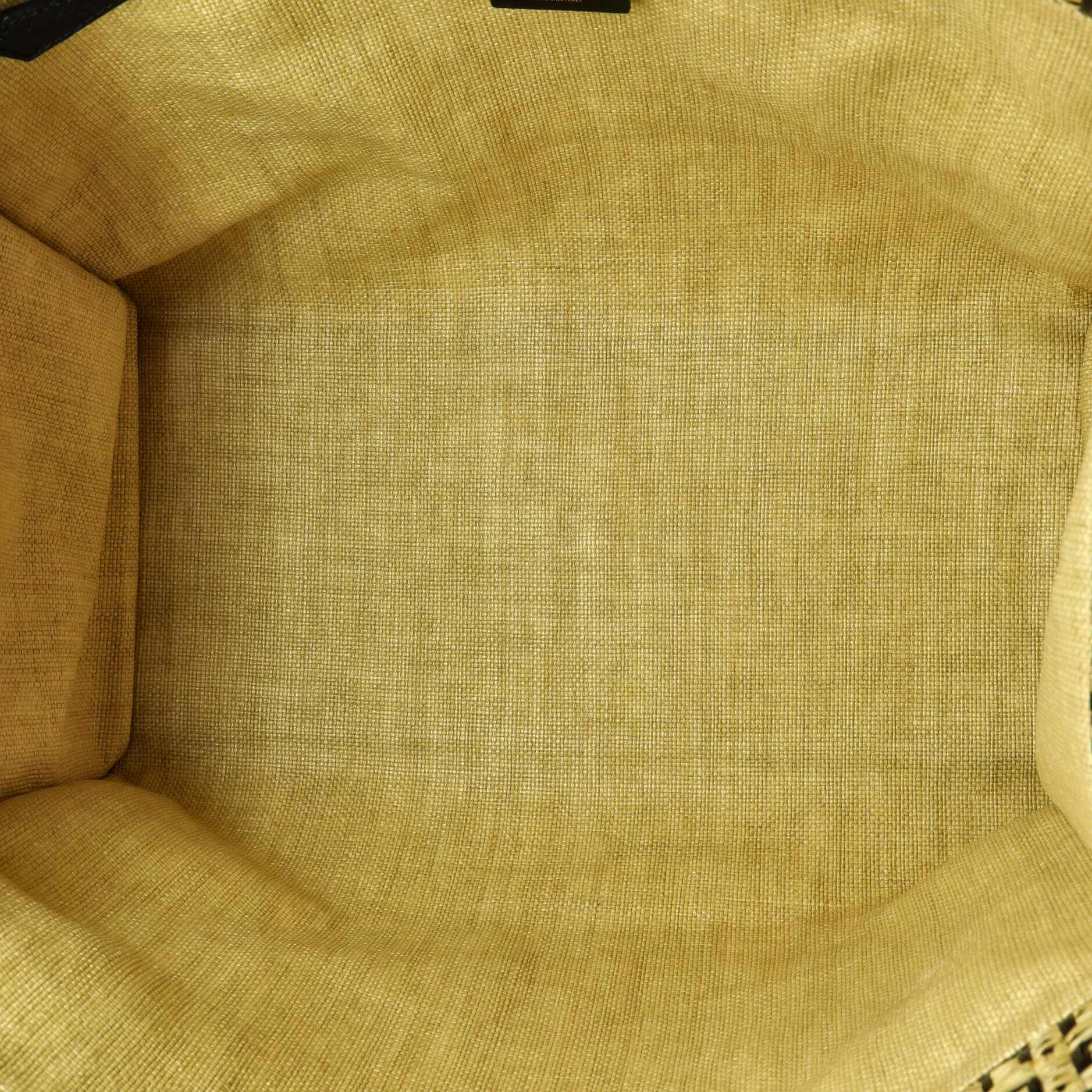 Convertible Shopper Tote Zucchino Woven Raffia Large