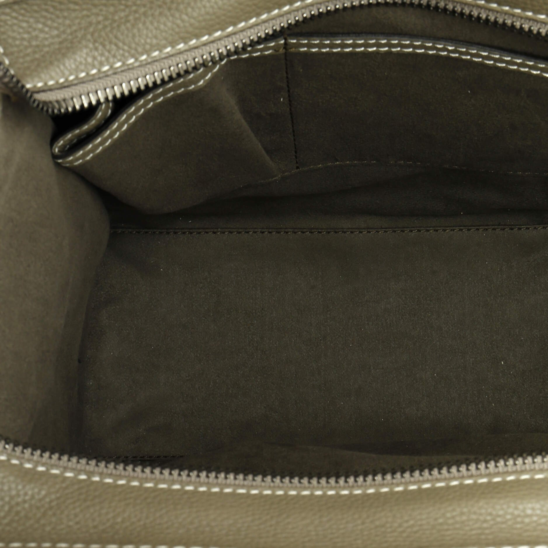 Luggage Bag Grainy Leather Micro