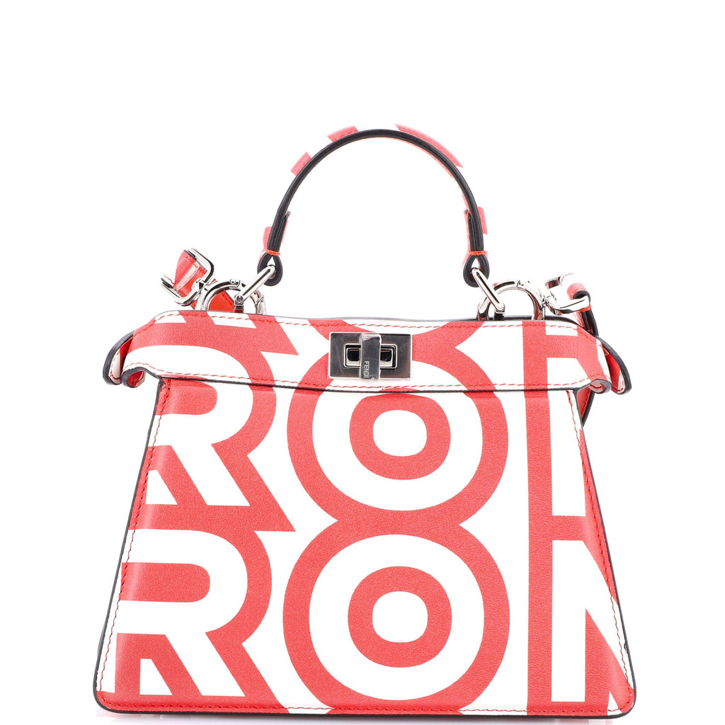 x Marc Jacobs Peekaboo ISeeU Bag Printed Leather Petite