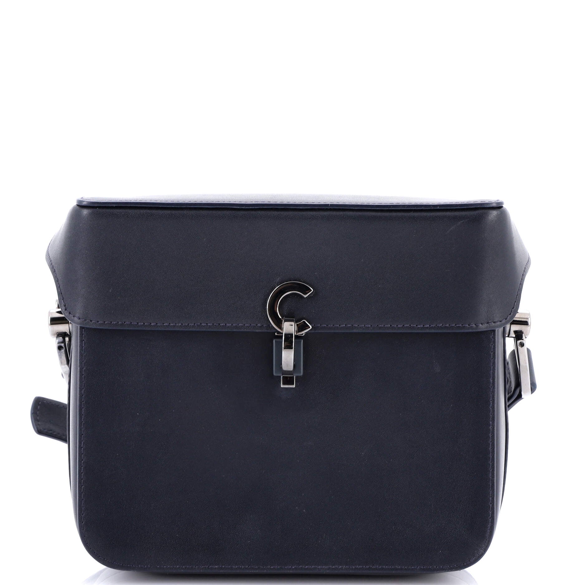 Boxy Messenger Bag Leather