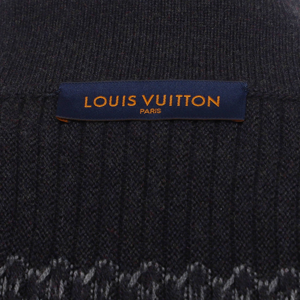 Men's Nigo Cardigan Giant Damier Wool
