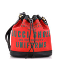 100 Bucket Bag Printed Leather