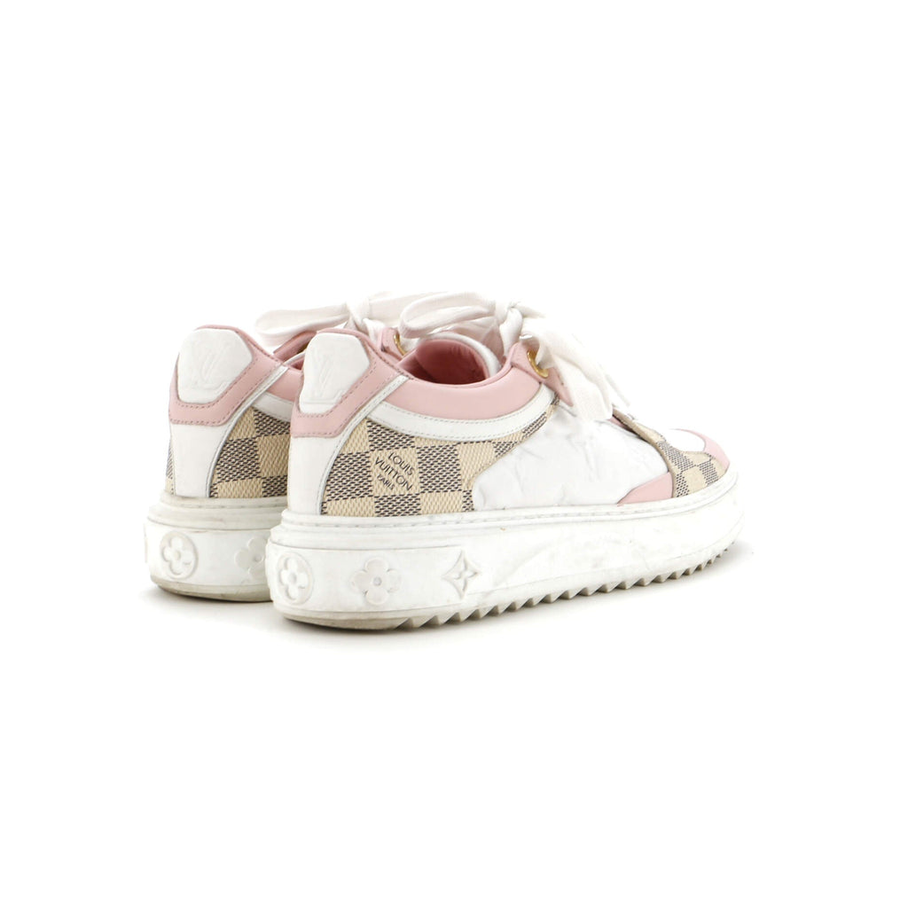 Women's Time Out Sneakers Pastel Monogram Embossed Leather