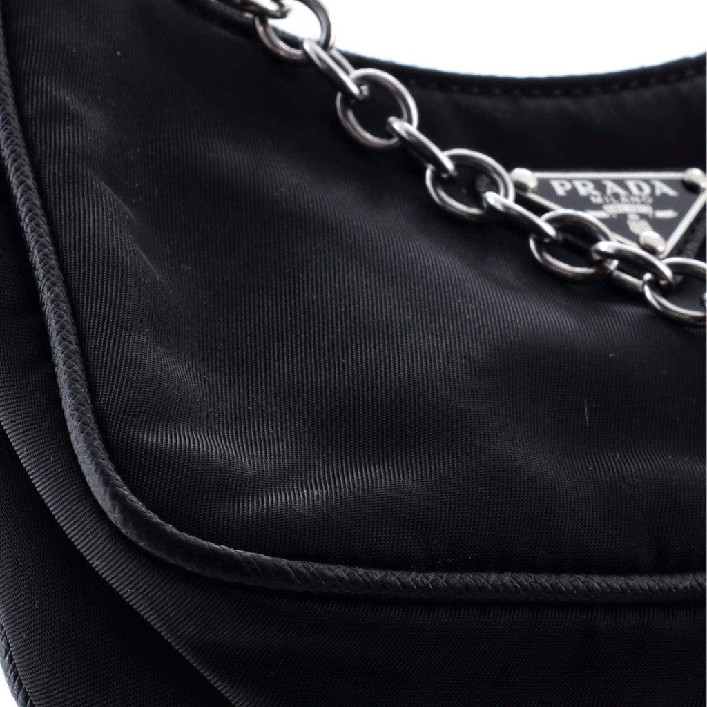 Re-Edition Shoulder Bag Tessuto Mini