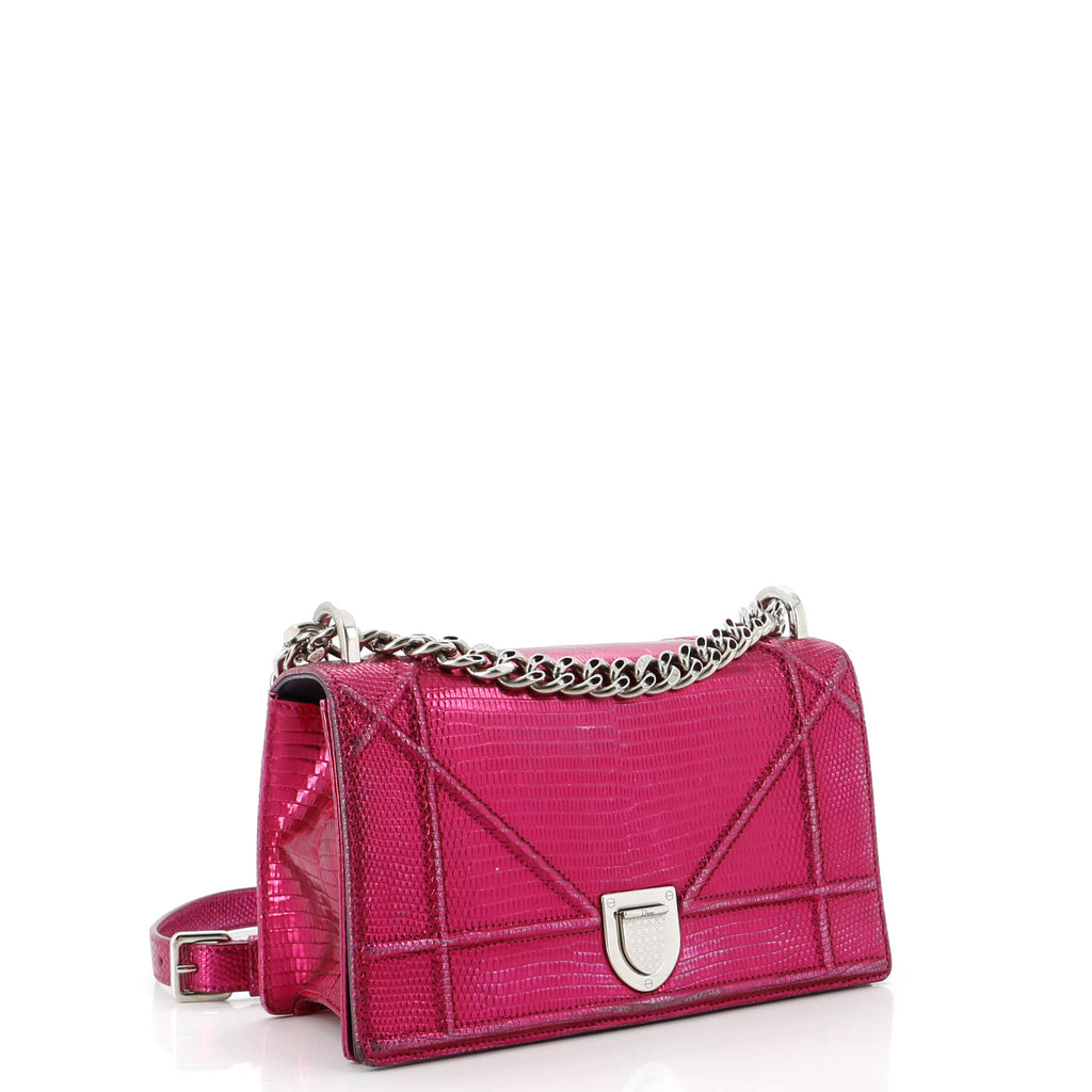 Diorama Flap Bag Lizard Medium