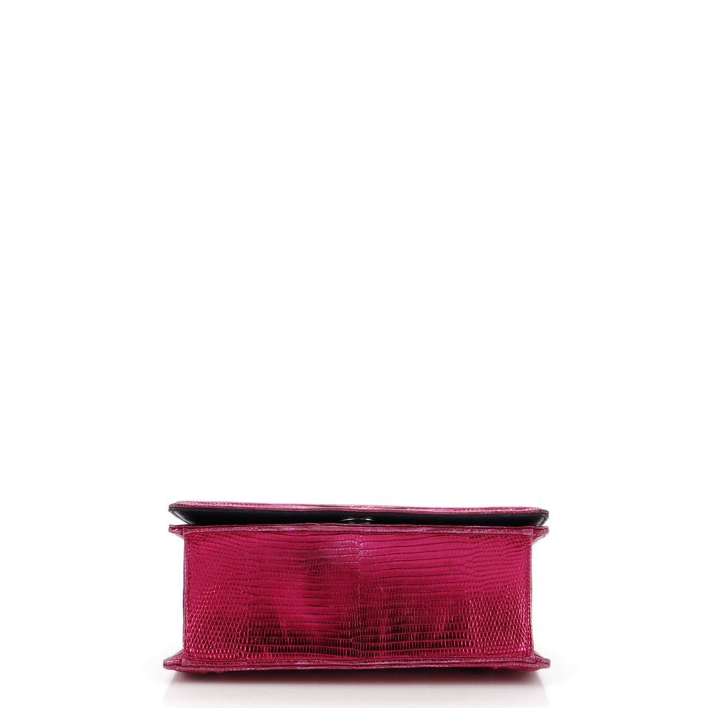 Diorama Flap Bag Lizard Medium