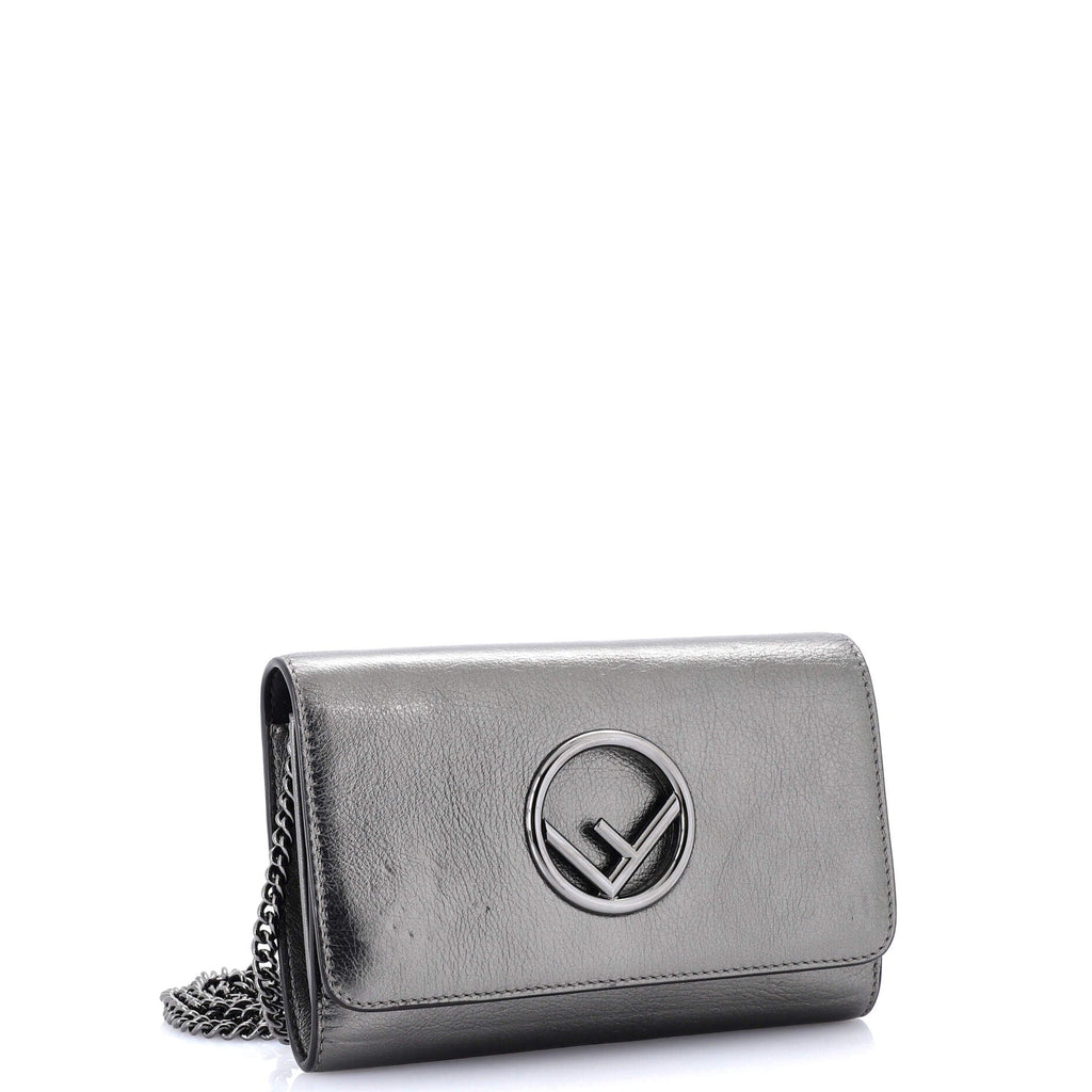 F is Fendi Wallet on Chain Leather Mini
