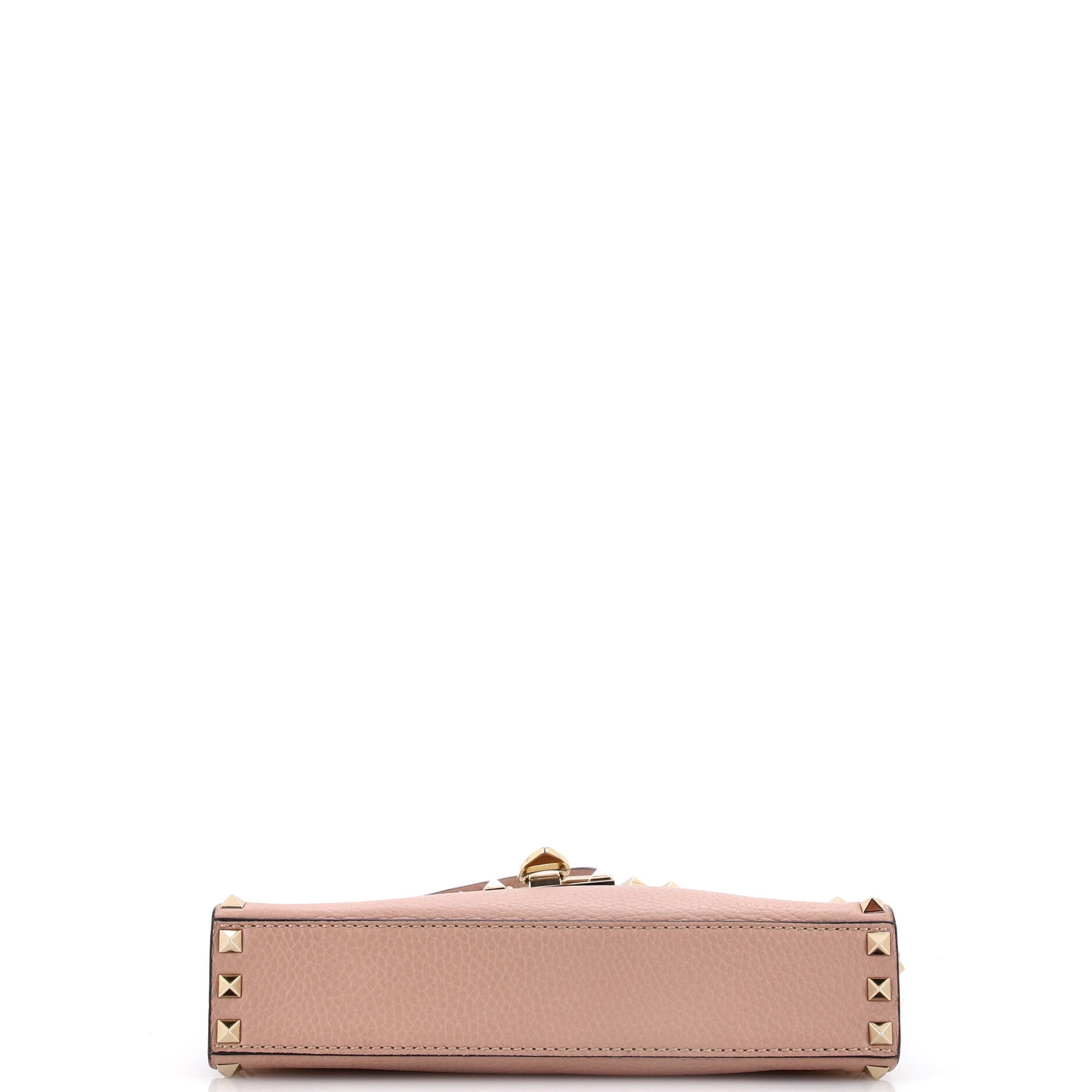 Rockstud Flip Lock Flap Bag Leather Large