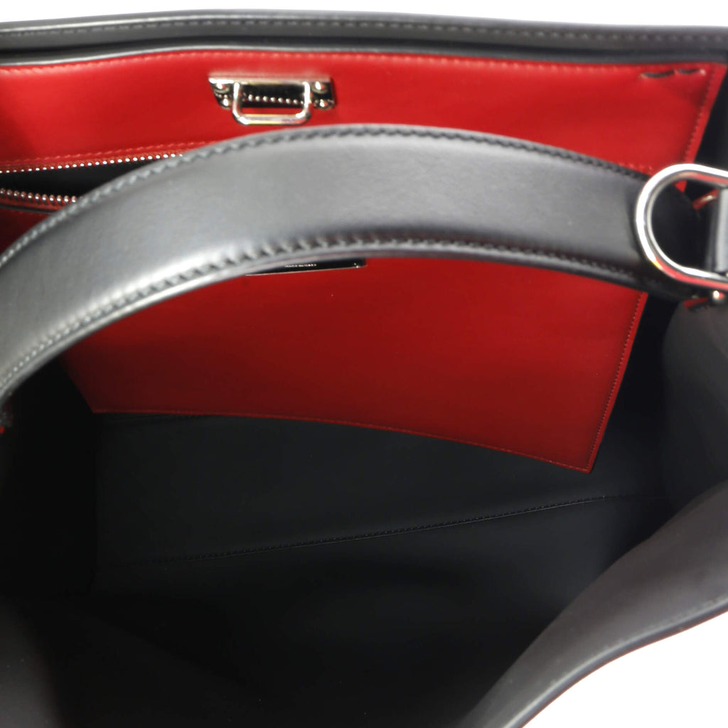Peekaboo X-Lite Fit Bag Leather with Zucca Embossed Detail
