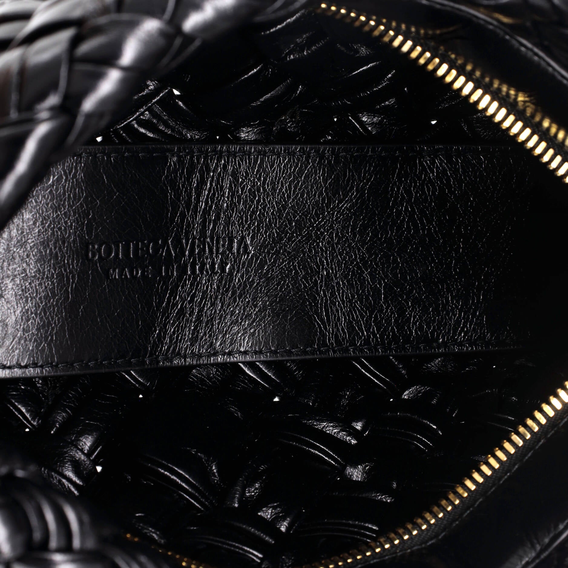 Kalimero Cha-Cha Shoulder Bag Intrecciato Leather