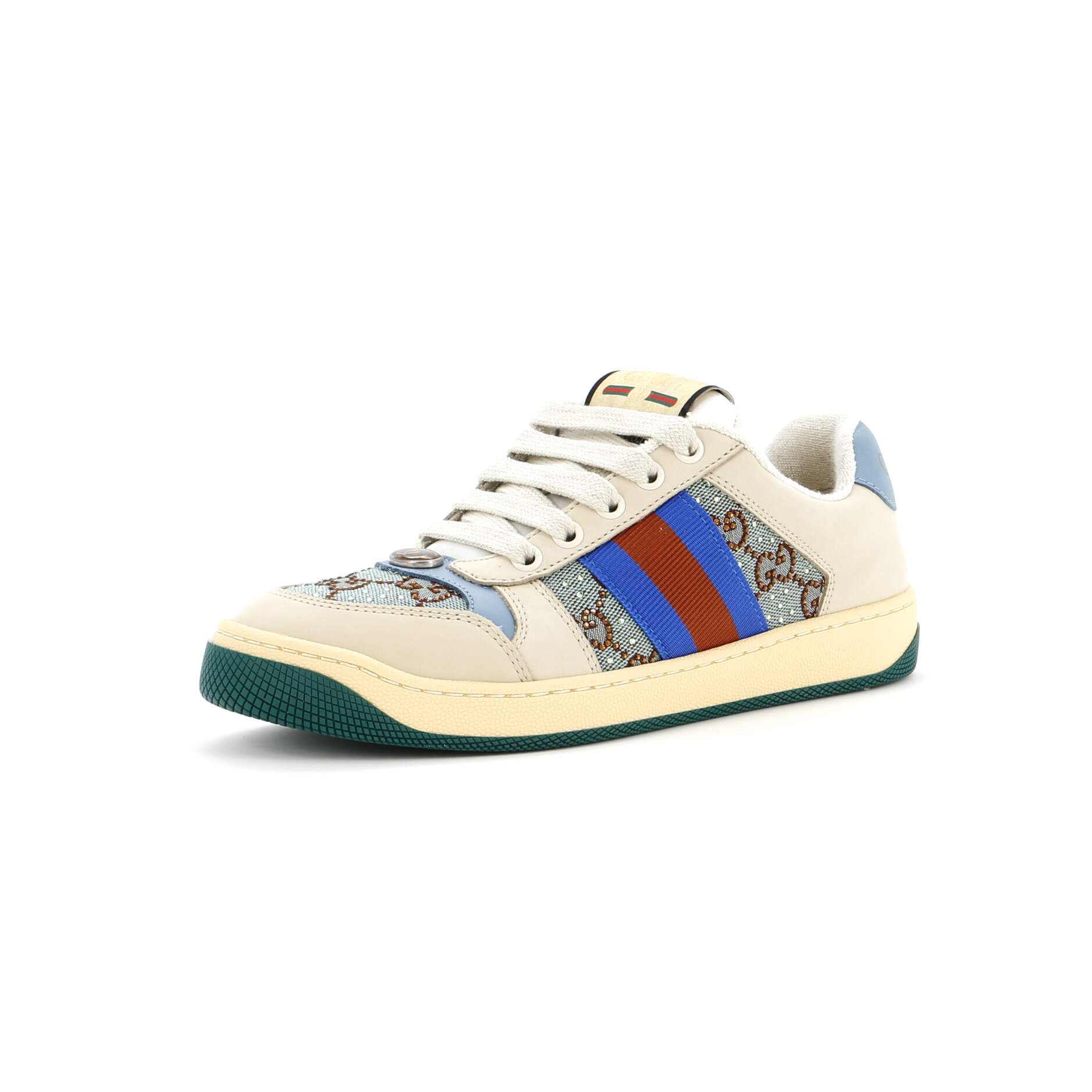 Screener Sneakers GG Canvas with Crystals