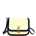 Solferino Bag Quilted Suede Medium