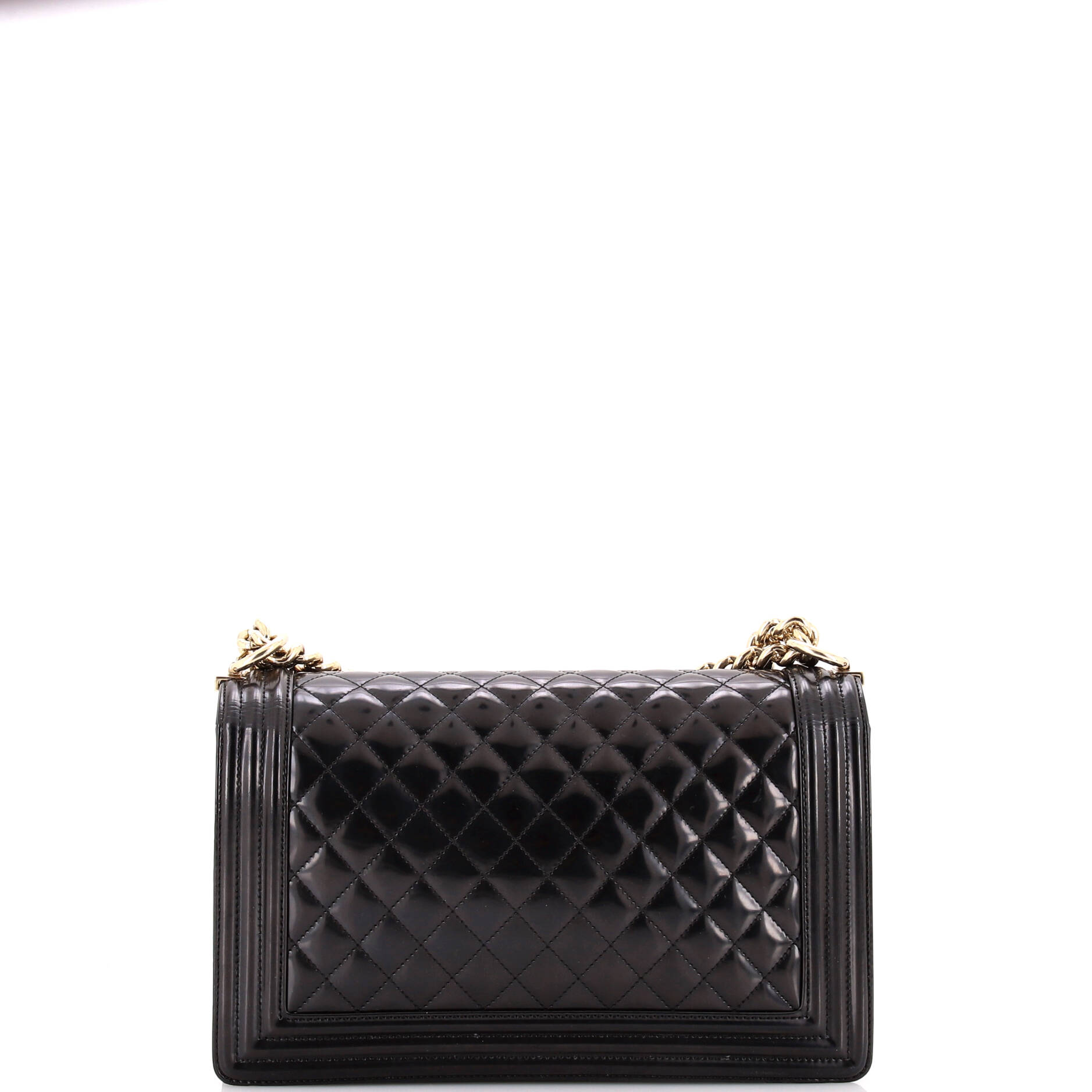 Boy Flap Bag Quilted Iridescent Glazed Calfskin New Medium