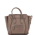 Bicolor Luggage Bag Leather Micro
