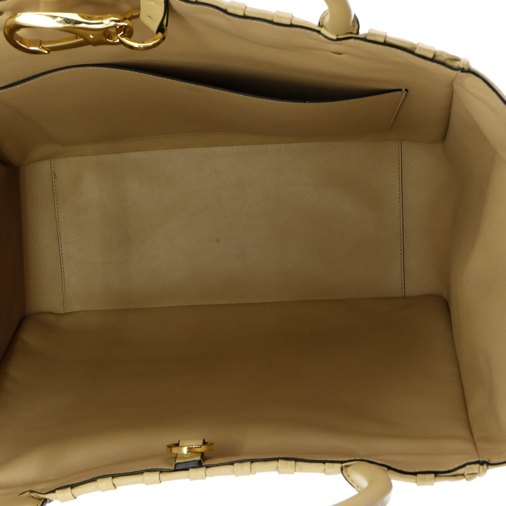 VLogo Bold Tote Leather Large