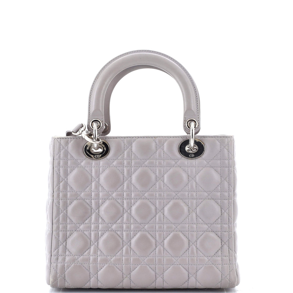 Lady Dior Bag Cannage Quilt Lambskin Medium