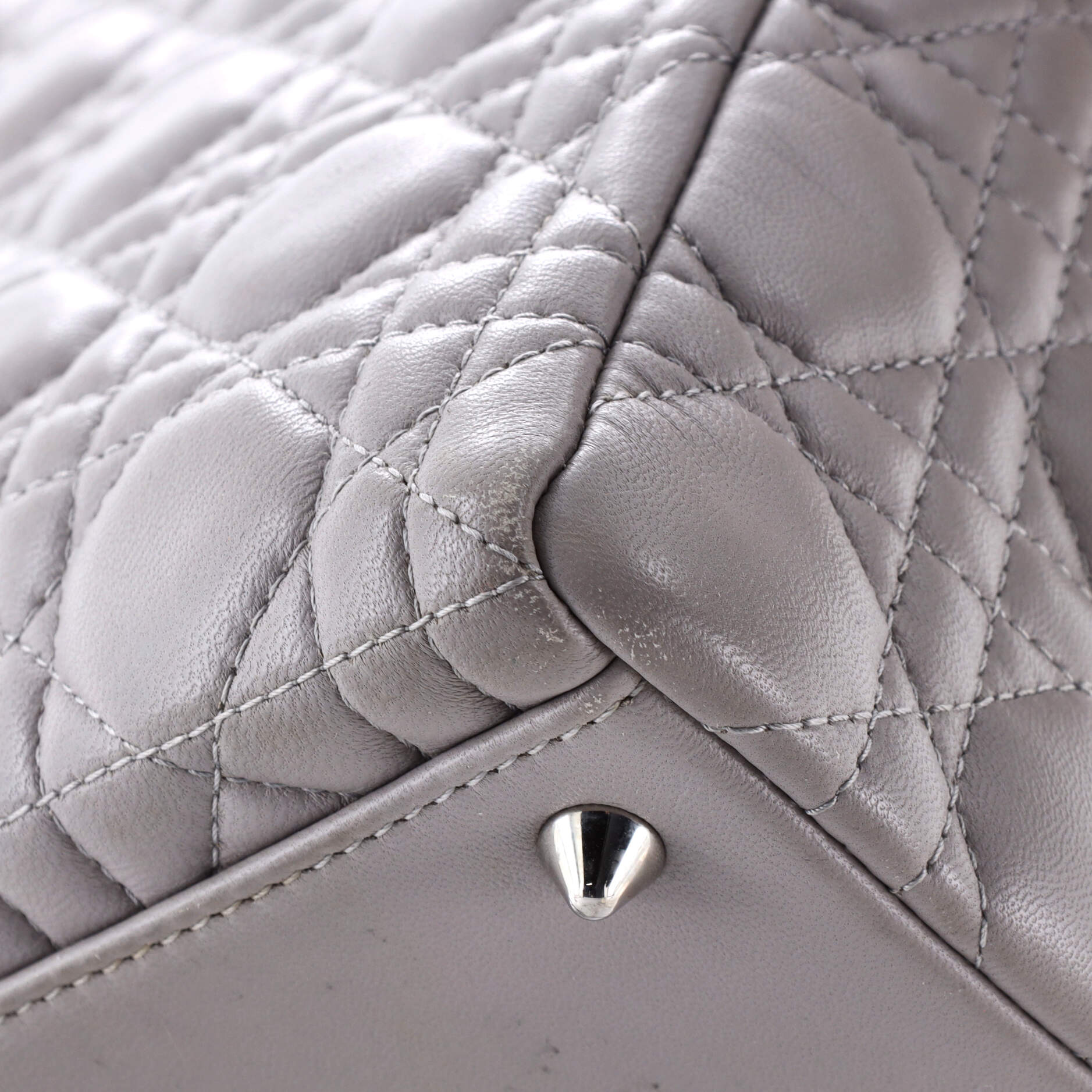 Lady Dior Bag Cannage Quilt Lambskin Medium