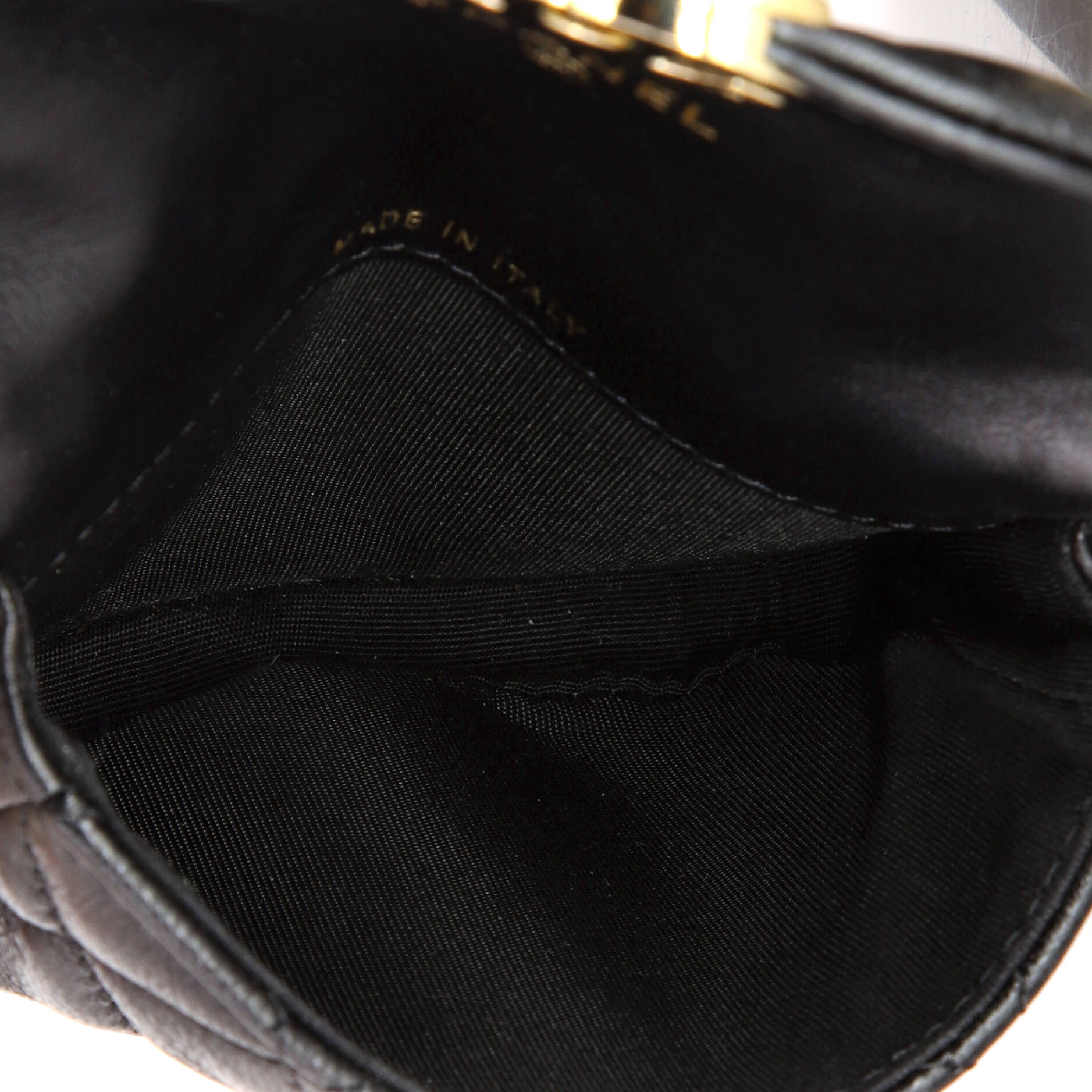 CC Waist Bag with Coin Purse Quilted Lambskin and Tweed
