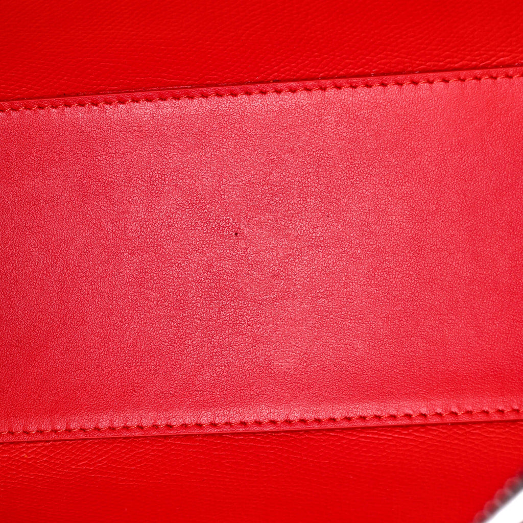 Cabata North South Zipped Tote Crocodile Embossed Leather