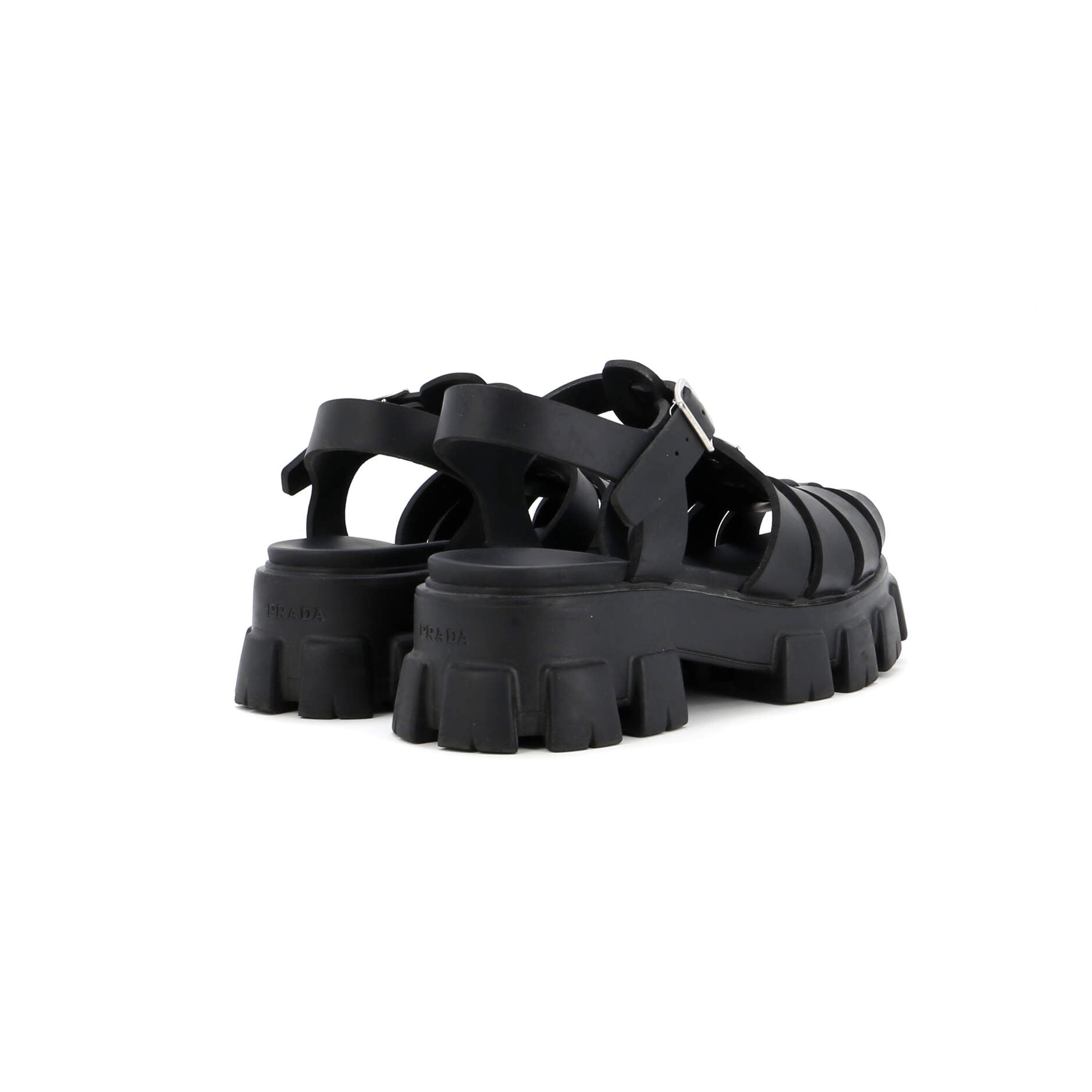 Men's Monolith Cage Platform Sandals Rubber