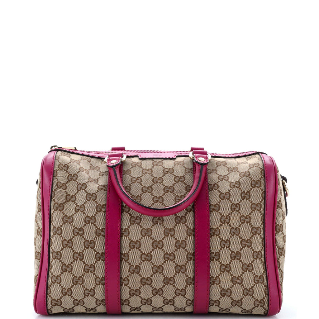 Convertible Joy Boston Bag GG Canvas with Leather Medium
