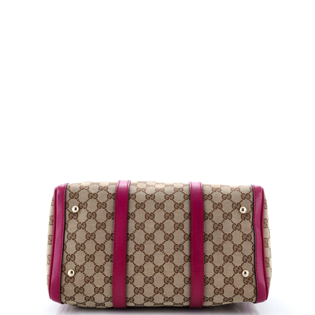 Convertible Joy Boston Bag GG Canvas with Leather Medium