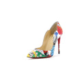 Women's Hot Chick Pumps Printed Patent 100