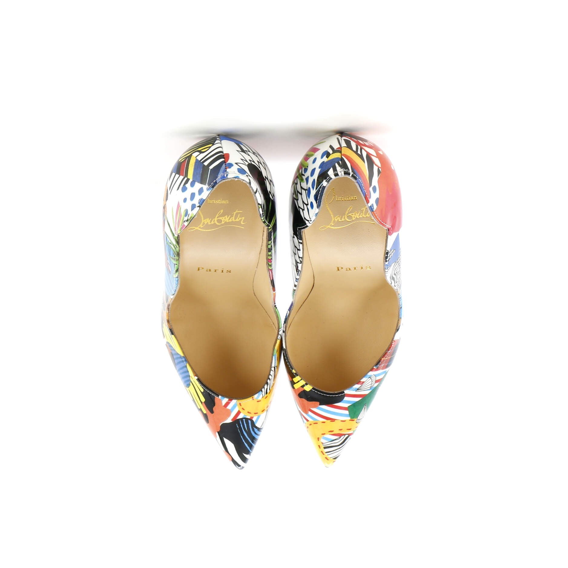Women's Hot Chick Pumps Printed Patent 100